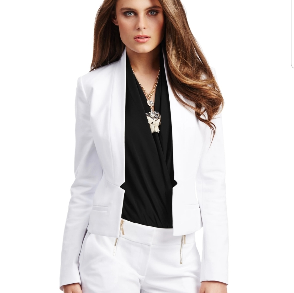 Marciano white blazer